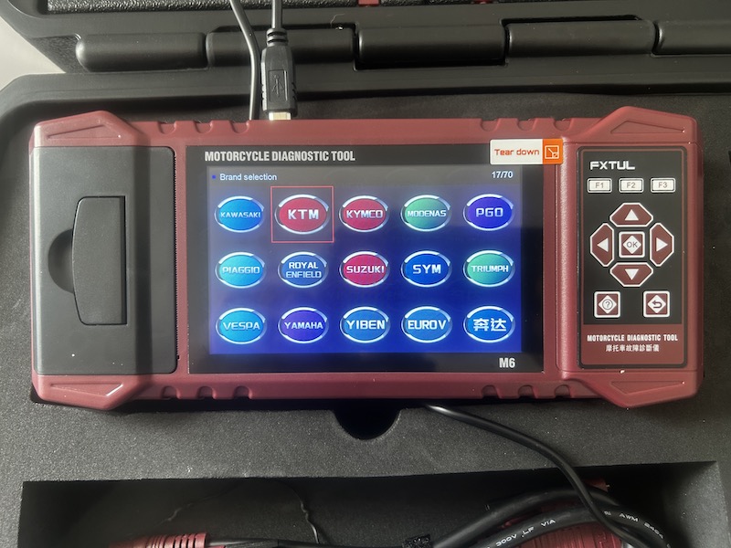 FXTUL M6 Motorcycle diagnostic tool